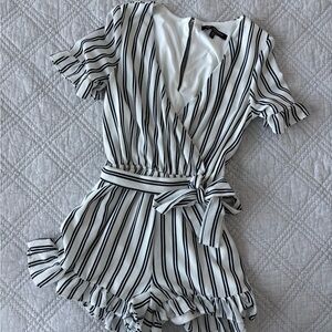 One Clothing Striped Romper